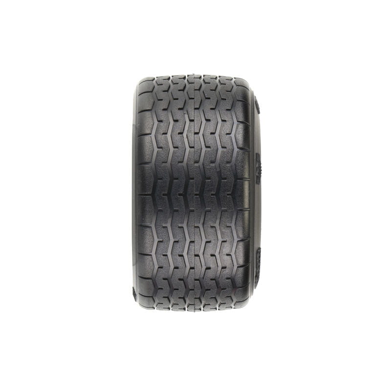 Protoform VTA Rear Reifen 31mm_ Mounted White Wheel - RC-Zubehoer