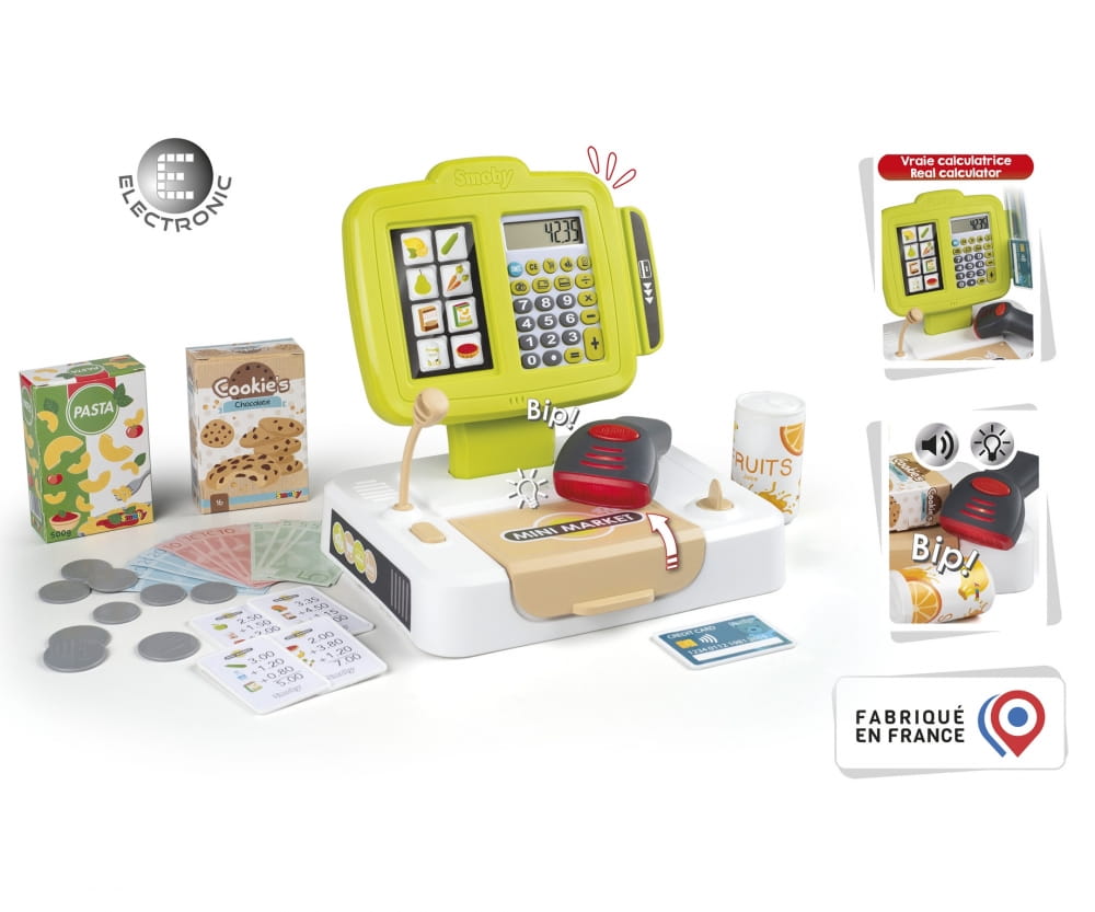 Smoby Elektronische Supermarktkasse Smoby Elektronische Supermarktkasse