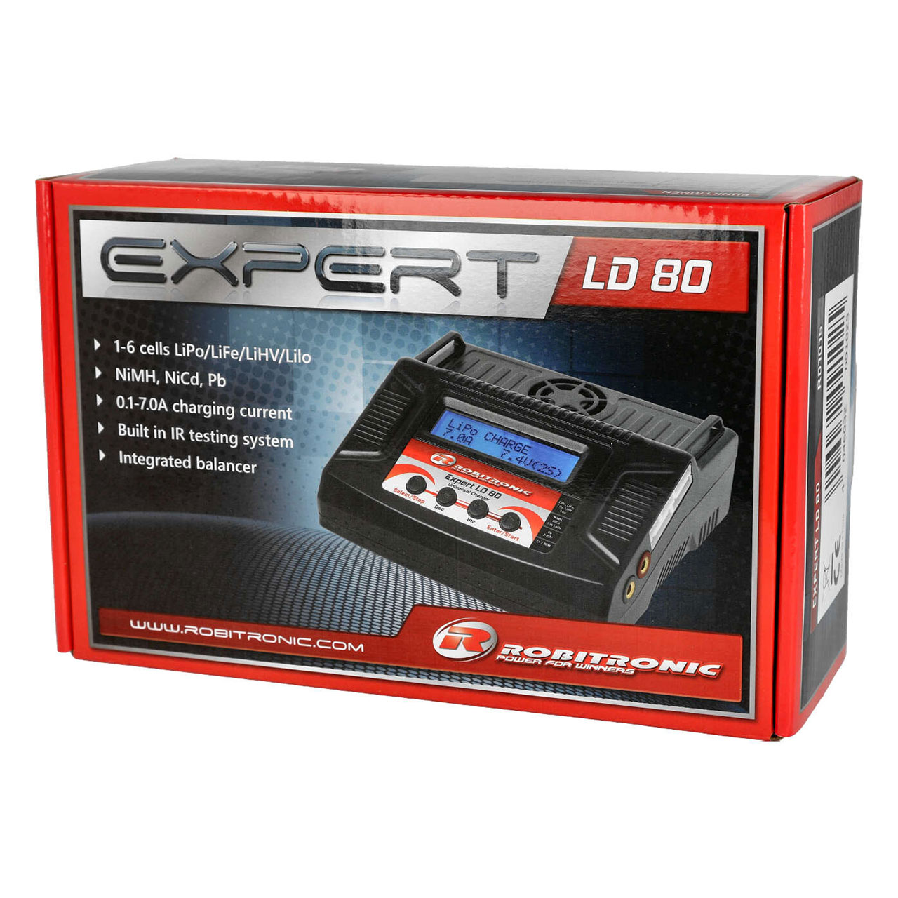 Robitronic Expert LD 80 Ladegerät LiPo 1-6s 7A 80W