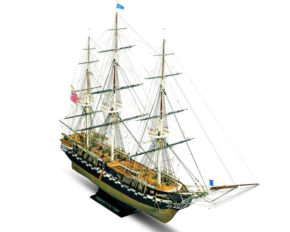 Mamoli Schiff USS Constitution Fregatte der USA 1797 1:93 Holz Bausatz Mamoli Schiff USS Constitution Fregatte der USA 1797 1:93 Holz Bausatz