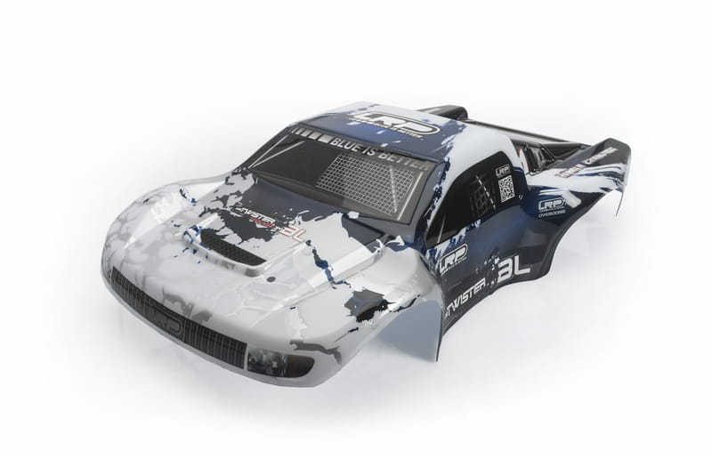 LRP Karosserie lackiert blau_weiss HD - S10 Twister SC BL - RC-Zubehoer