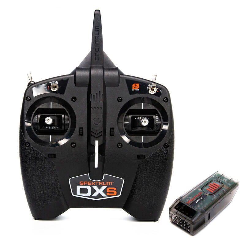 Spektrum DXS DSMX Fernsteuerung mit AR410 - Smart Ready Set Spektrum DXS Fernsteuerung mit AR410 Empfaenger fuer RC Flugmodelle_