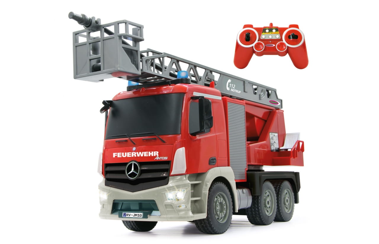 Jamara RC Feuerwehr Drehleiter 1:20 Mercedes Antos 2,4Ghz