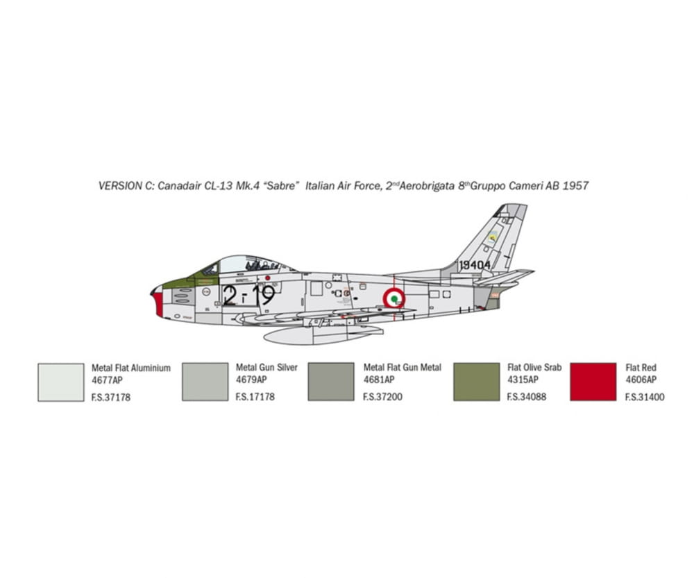 Italeri 1:48 F-86E Sabre
