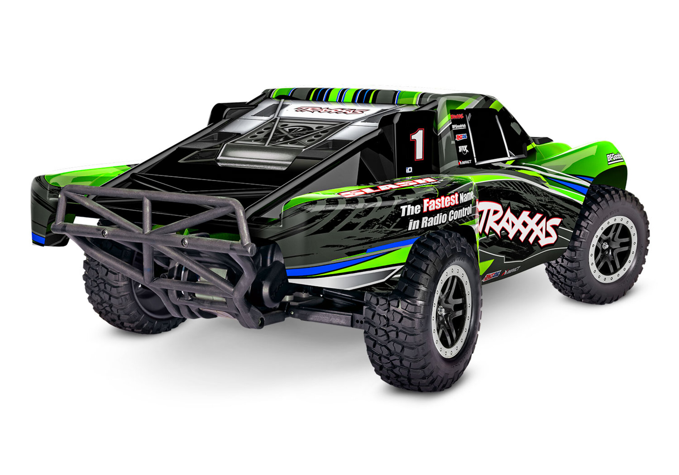 traxxas slash brushless rtr short course truck gruen