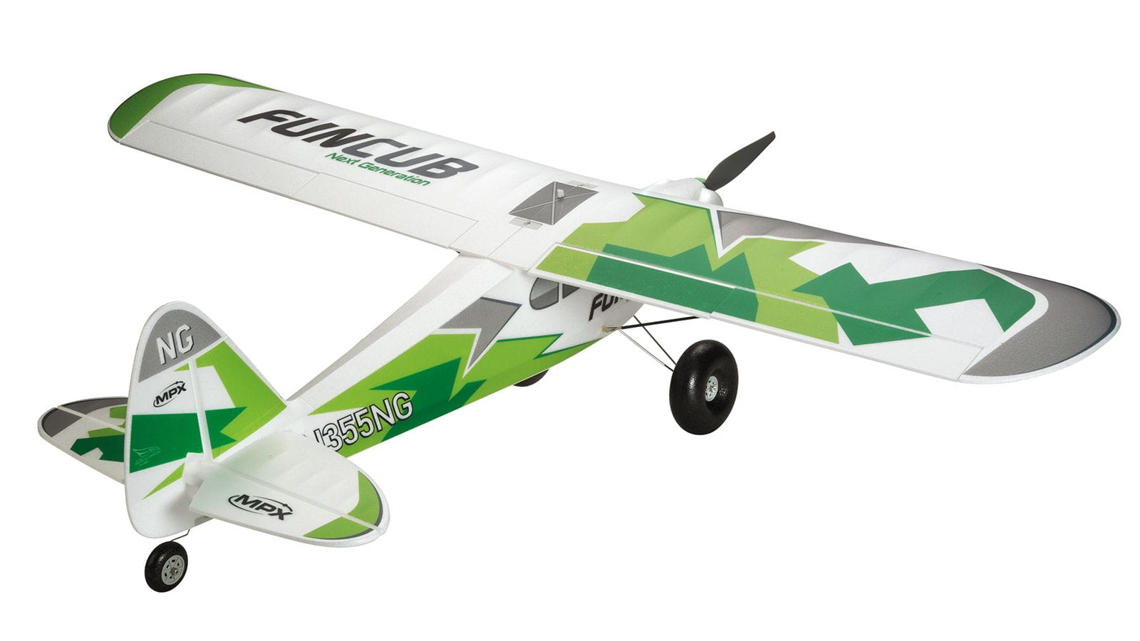 Multiplex RC Flugzeug FunCub NG gruen made by MPX