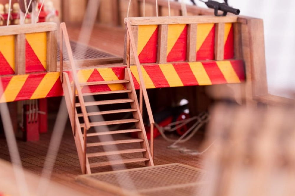 Krick Dusek Flagg - Schiff San Martin 16 Jh. 1:72 Holz Baukasten
