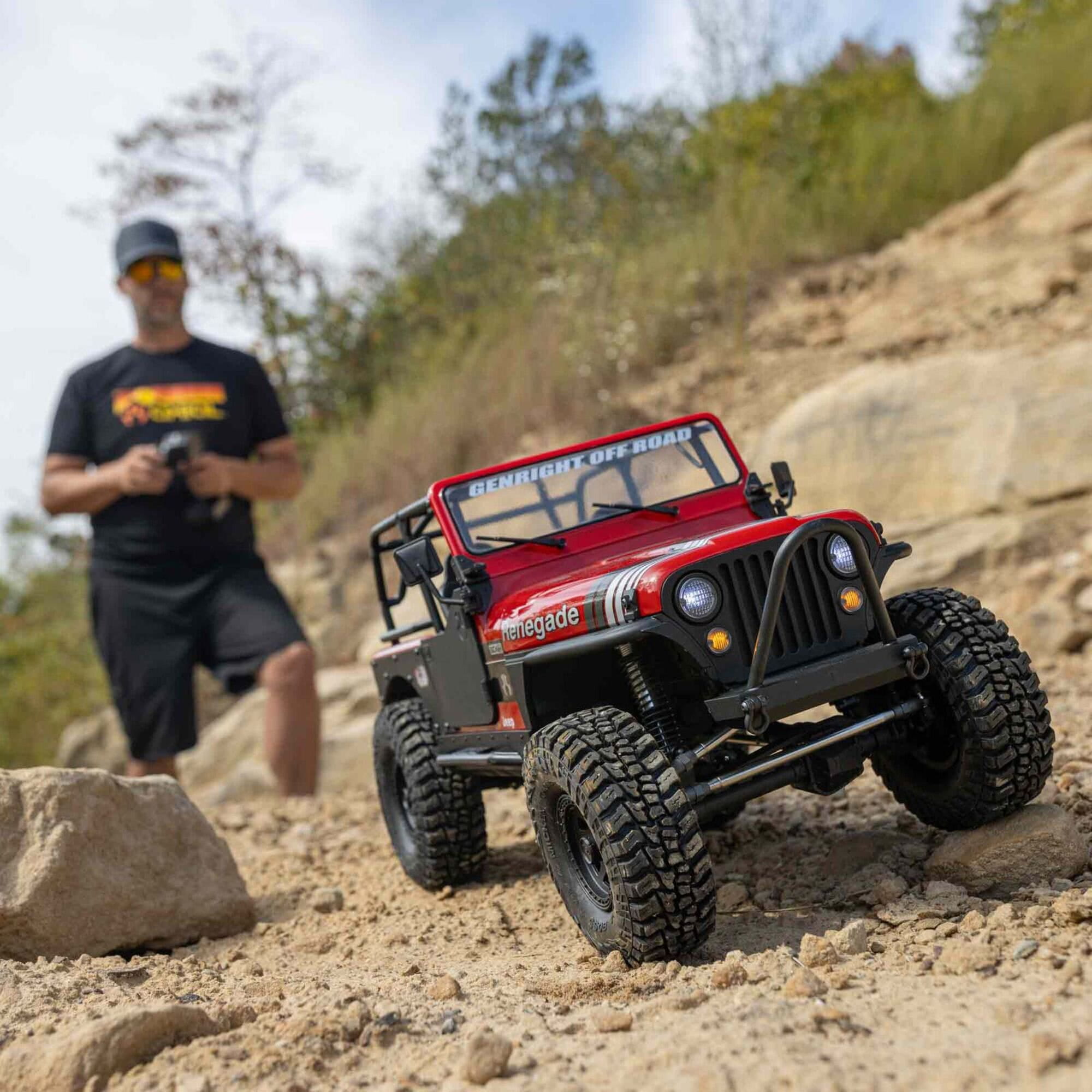 Axial SCX10 III Jeep CJ-7 Rock Crawler RTR Rot