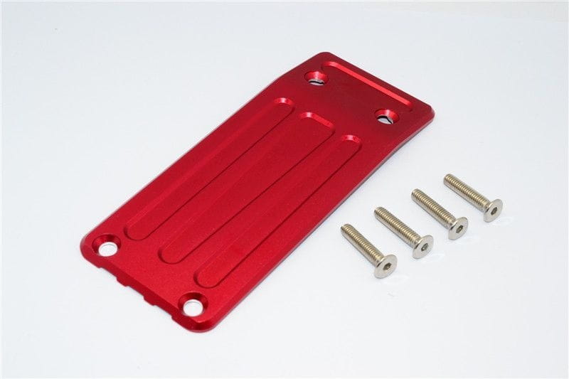 GPM Alu Unterschutzplatte vorne rot fuer Traxxas X-MAXX - RC-Zubehoer