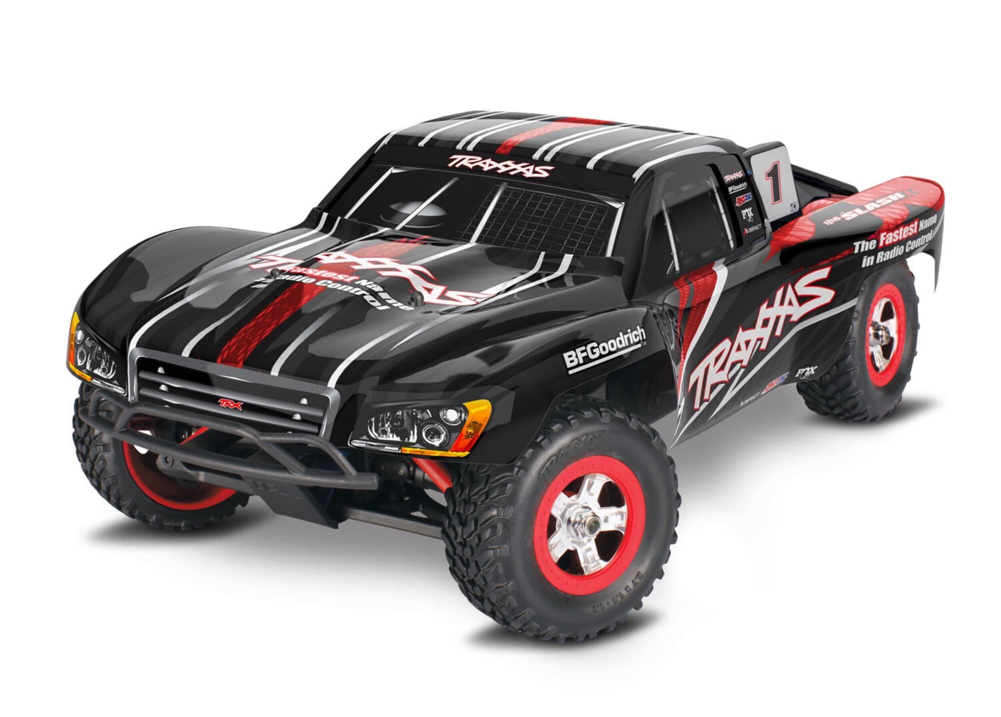 Traxxas 1_16 Slash 4X4 Short Course Truck RTR Schwarz Traxxas 1_16 Slash 4X4 Short Course Truck RTR mit Akku und USB-C-Ladegeraet