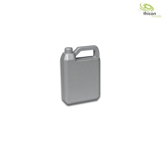 Thicon Öl-Kanister 4L aus Metall silber