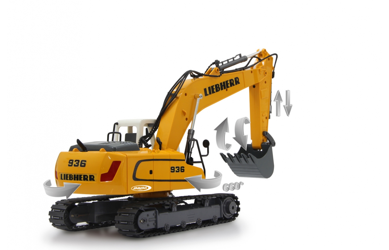 Jamara RC Bagger Liebherr R936 1:20 2,4Ghz