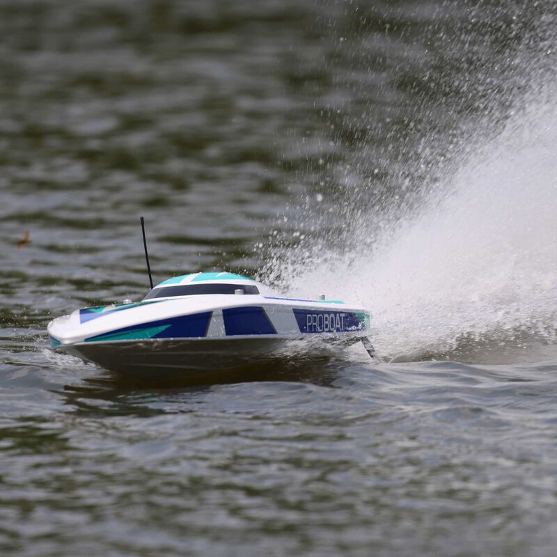 Proboat Sonicwake V2 36_ Brushless RC Boot Weiss
