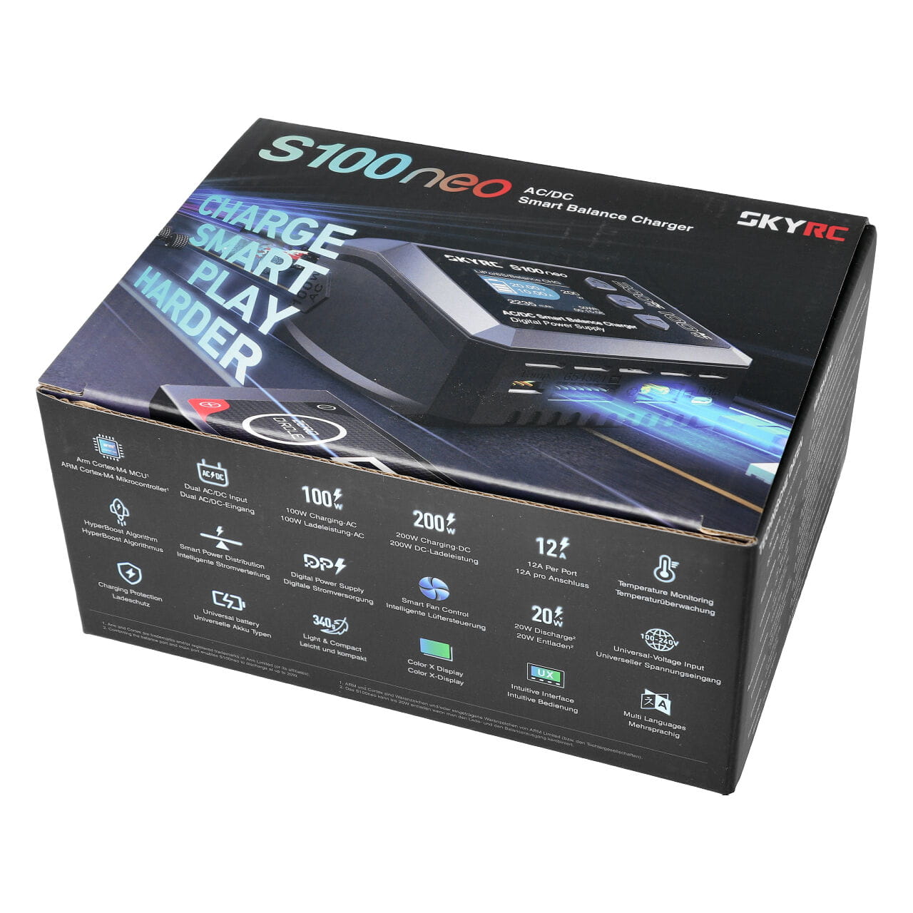 SkyRC Ladegeraet S100 Neo LiPo 1-6s 10A 100W Ladegeraet S100 Neo LiPo 1-6s 10A 100W