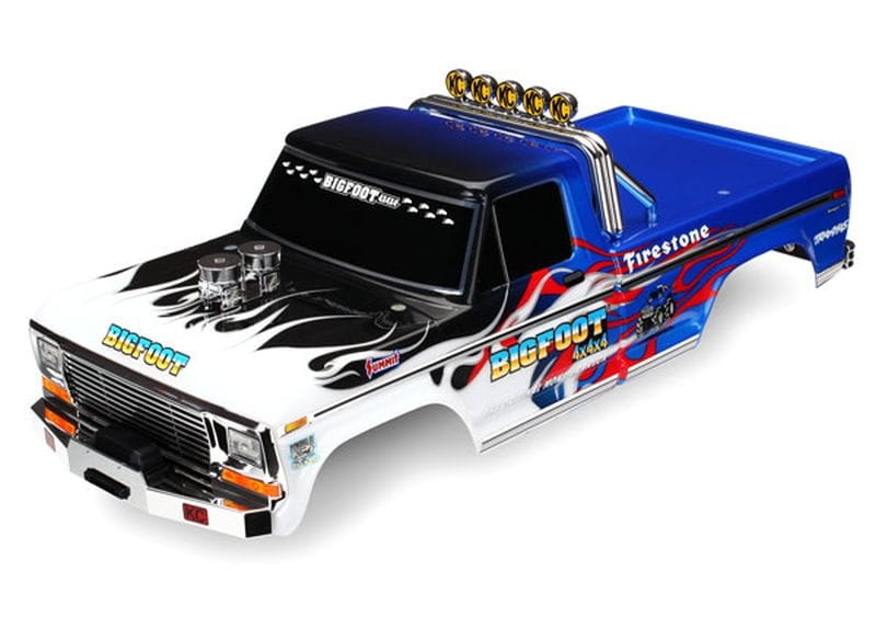 Traxxas Karosserie Bigfoot Flame Officially Licensed replica _lackiert_ - RC-Zubehoer