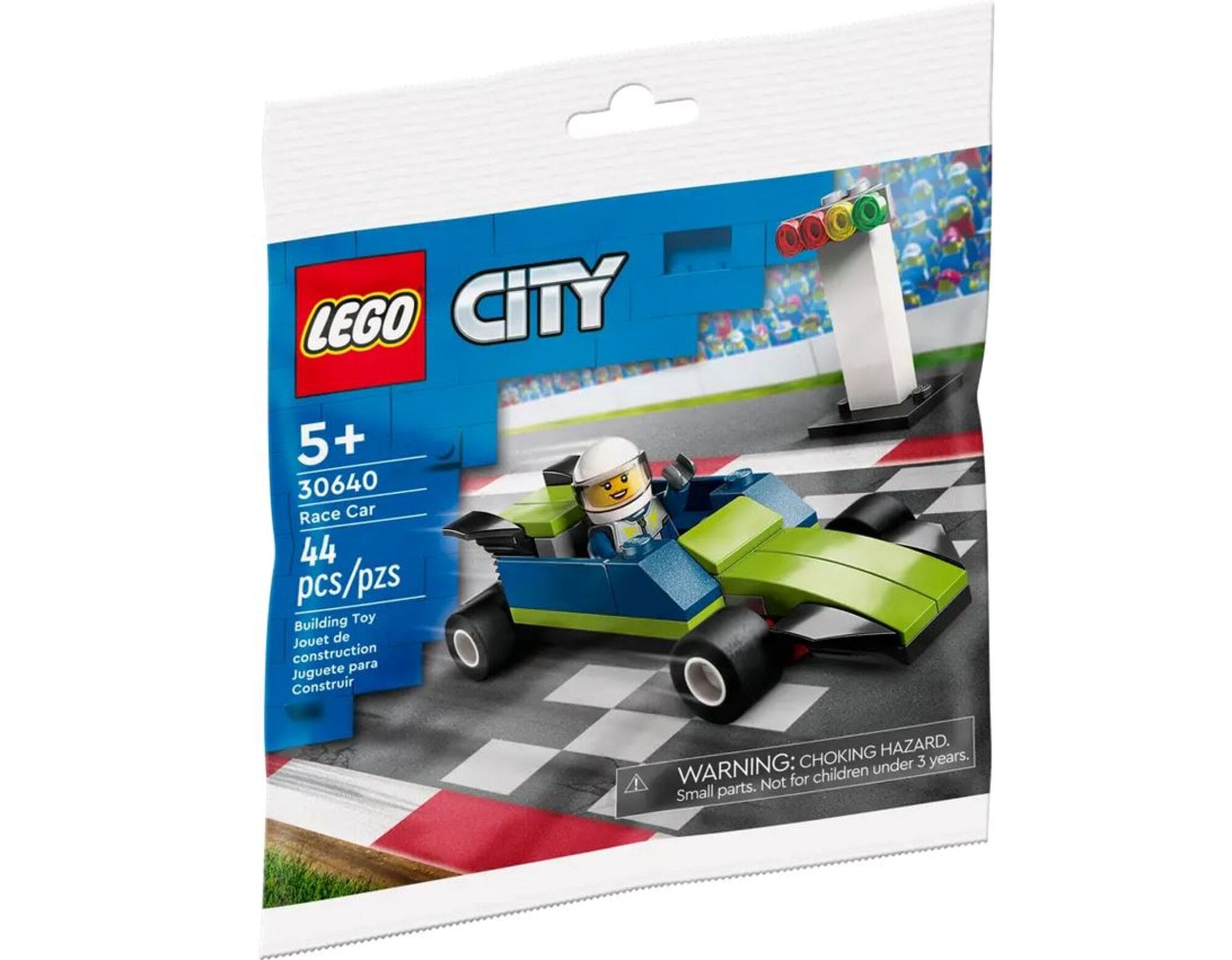 LEGO City Race Car 30640 - Polybag mit 44 Teilen und Minifigur
