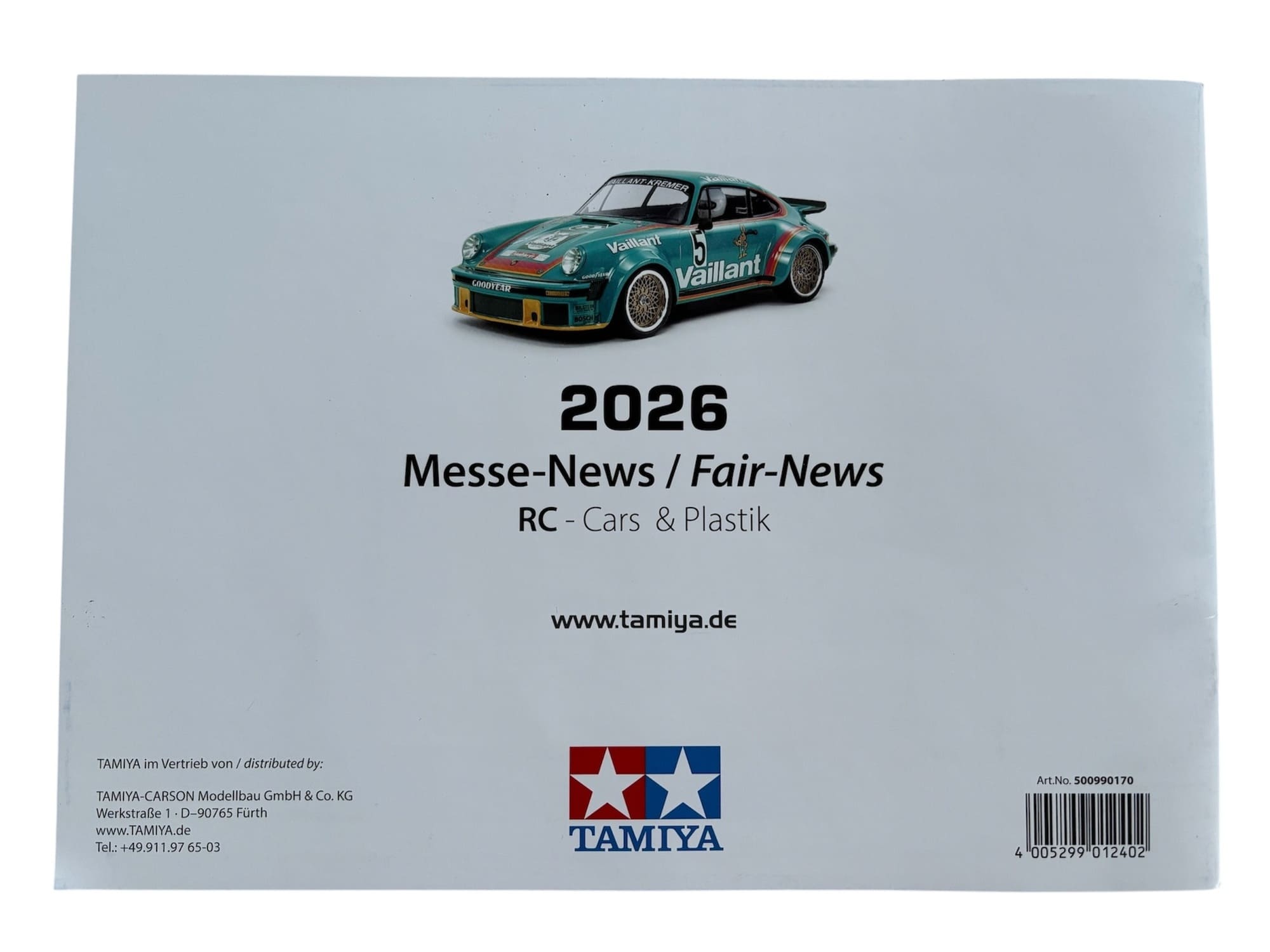 Tamiya Toy Fair News 2026 Katalog RC und Plastikmodellbau
