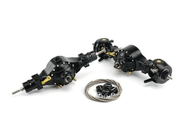 Lesu 1_14 4x4 Differenzial-Set V2 sperrbar Metall - RC-Zubehoer