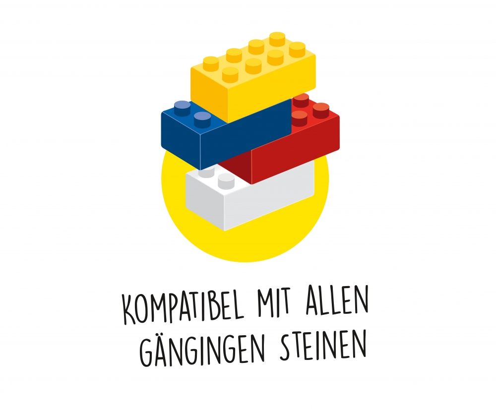 Androni Blox 500 graue 8er Steine lose