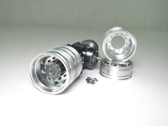 Lesu 1_14 Alufelgen hinten ohne Nabe fuer Differenzial hinten - RC-Zubehoer