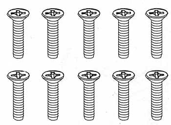 Robitronic 3x15mm Senkkopfschraube (10 Stk)