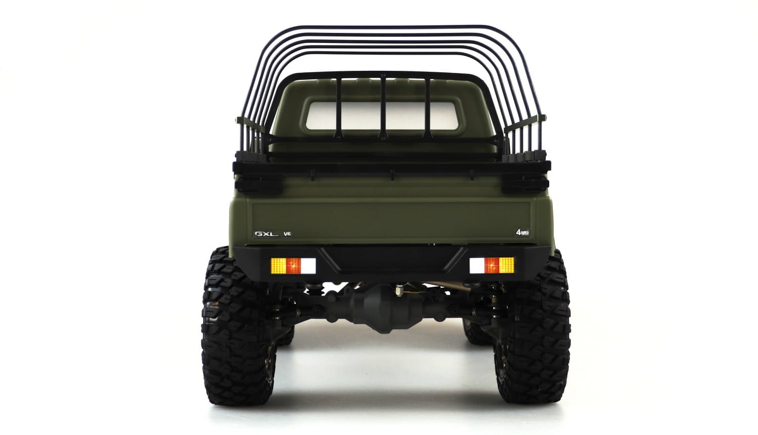 Amewi RC Scale Crawler AMXRock RCX10PS Pick-Up 1:10, RTR Militär grün