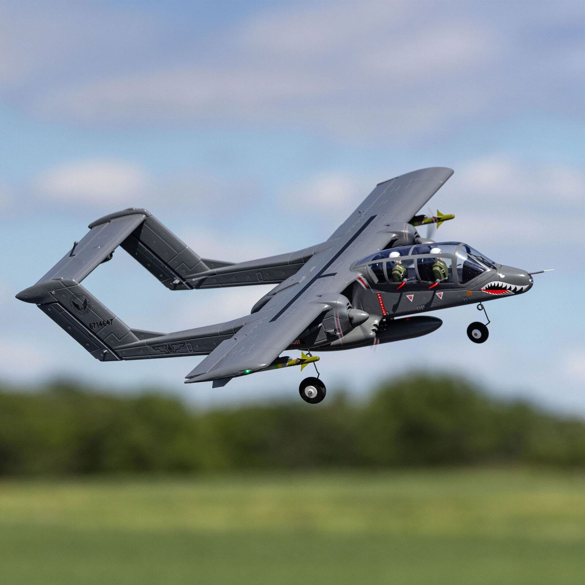 E-flite Micro OV-10 Bronco RC Flugzeug 645 mm BNF Basic AS3X SAFE Select