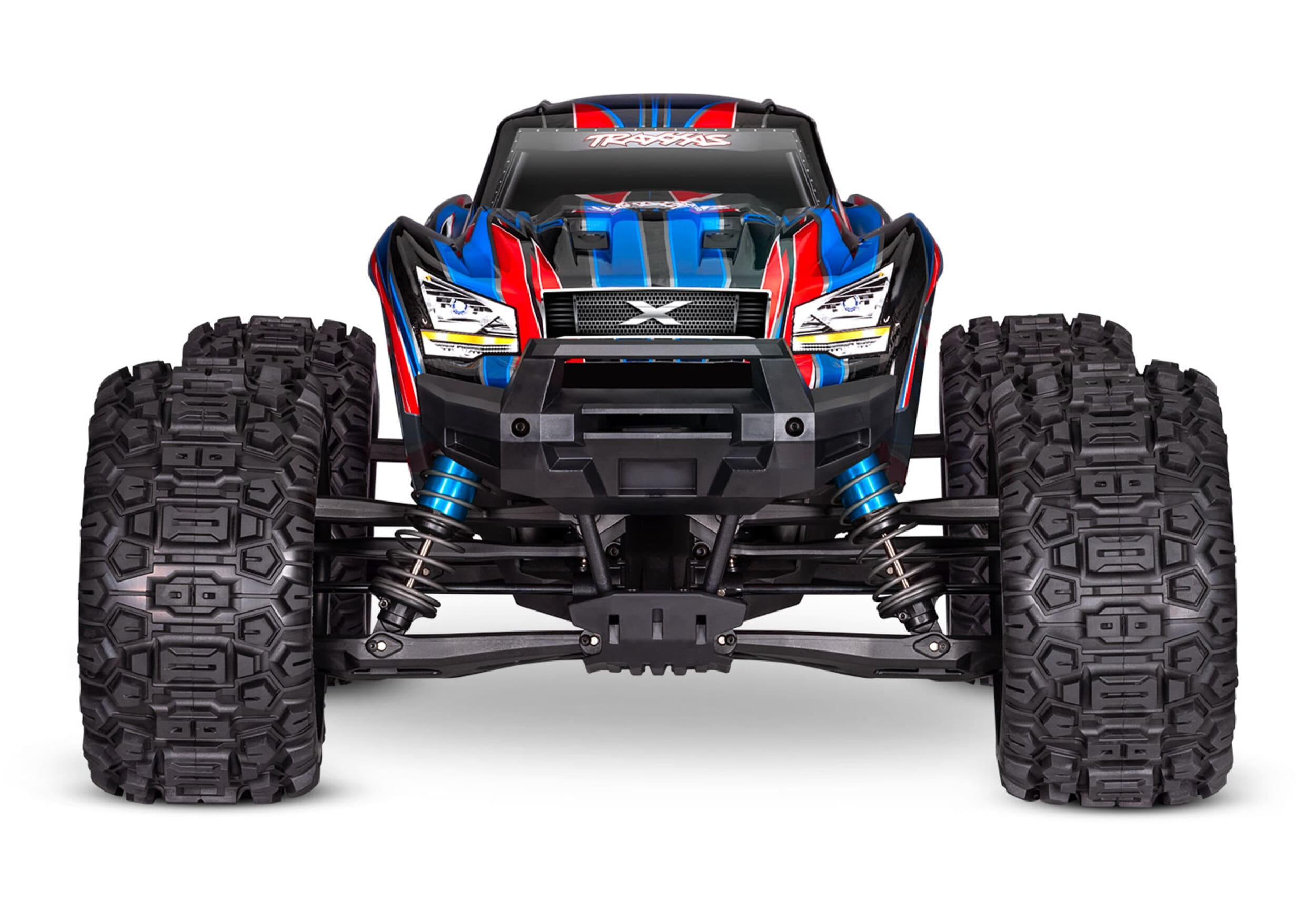 Traxxas XMaxx Monstertruck Belted Edition 1_7 Blau fertigmodell Traxxas X-Maxx Monstertruck Belted 1_7 RTR Blau