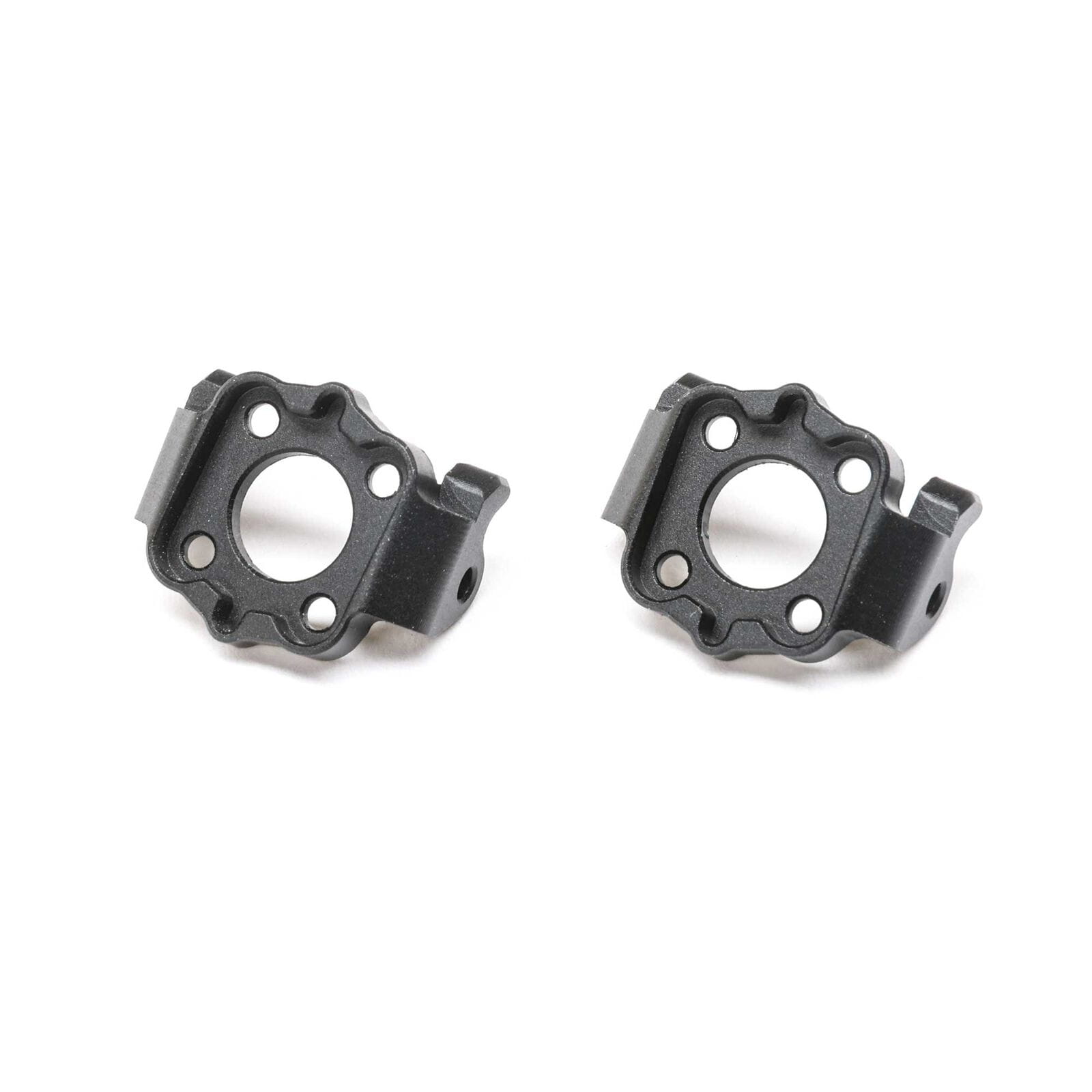 Losi Aluminum Spindle Carrier Set 0deg Black_ Mini LMT - RC-Zubehoer