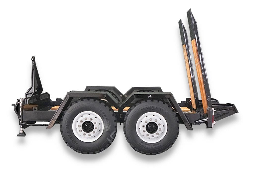 Lesu 1_14 Anhaenger fuer LKW zum Kompaktlader-Transport - RC-Zubehoer