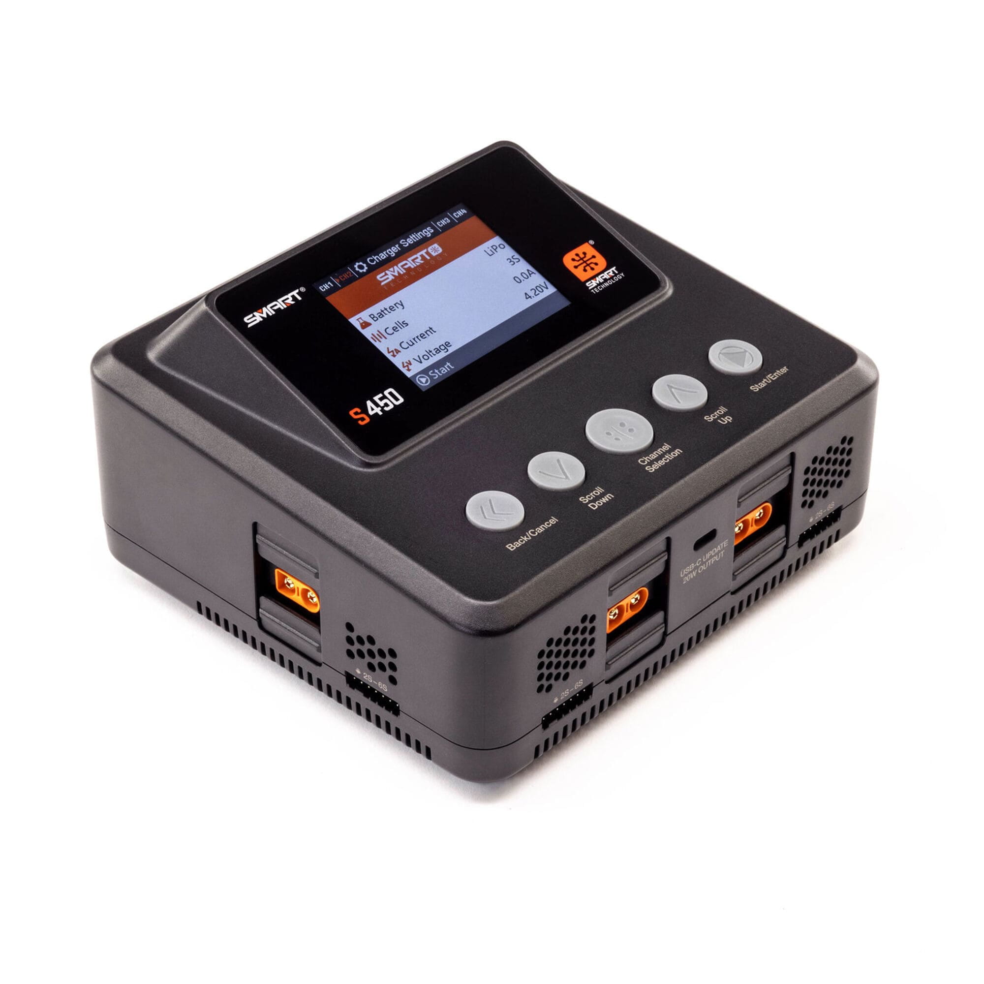 Spektrum S450 G2 Smart Ladegeraet 4x50W RC Akku Charger