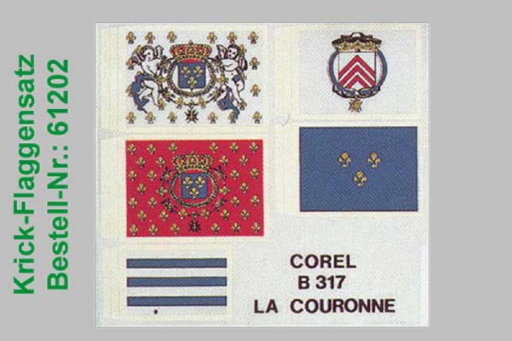 Krick Flaggensatz La Couronne - RC-Zubehoer