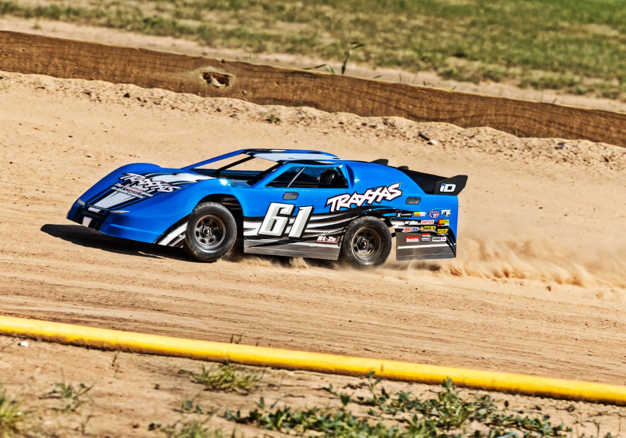 Traxxas Slash Late Model BL-2s Dirt Oval 1-10 Blau