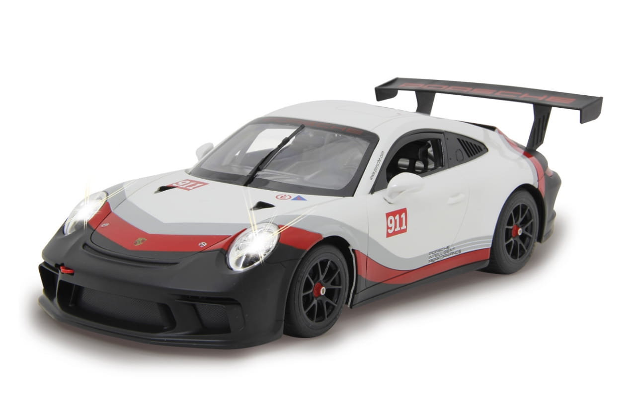 Jamara RC Auto Porsche 911 GT3 Cup 1:14 weiß 27MHz