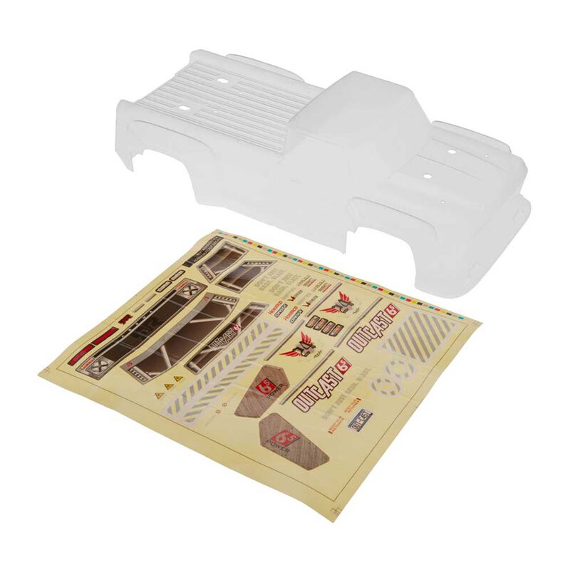 Arrma AR406086 Body Clear Outcast - RC-Zubehoer