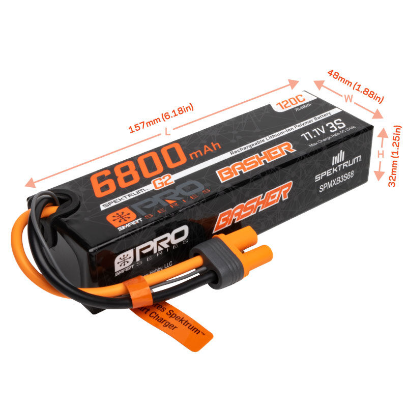 spektrum 11 1v 6800 lipo akku