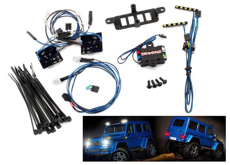 Traxxas LED Licht-Set kpl ohne Power-Supply  f. #8811 oder#8825 Karo