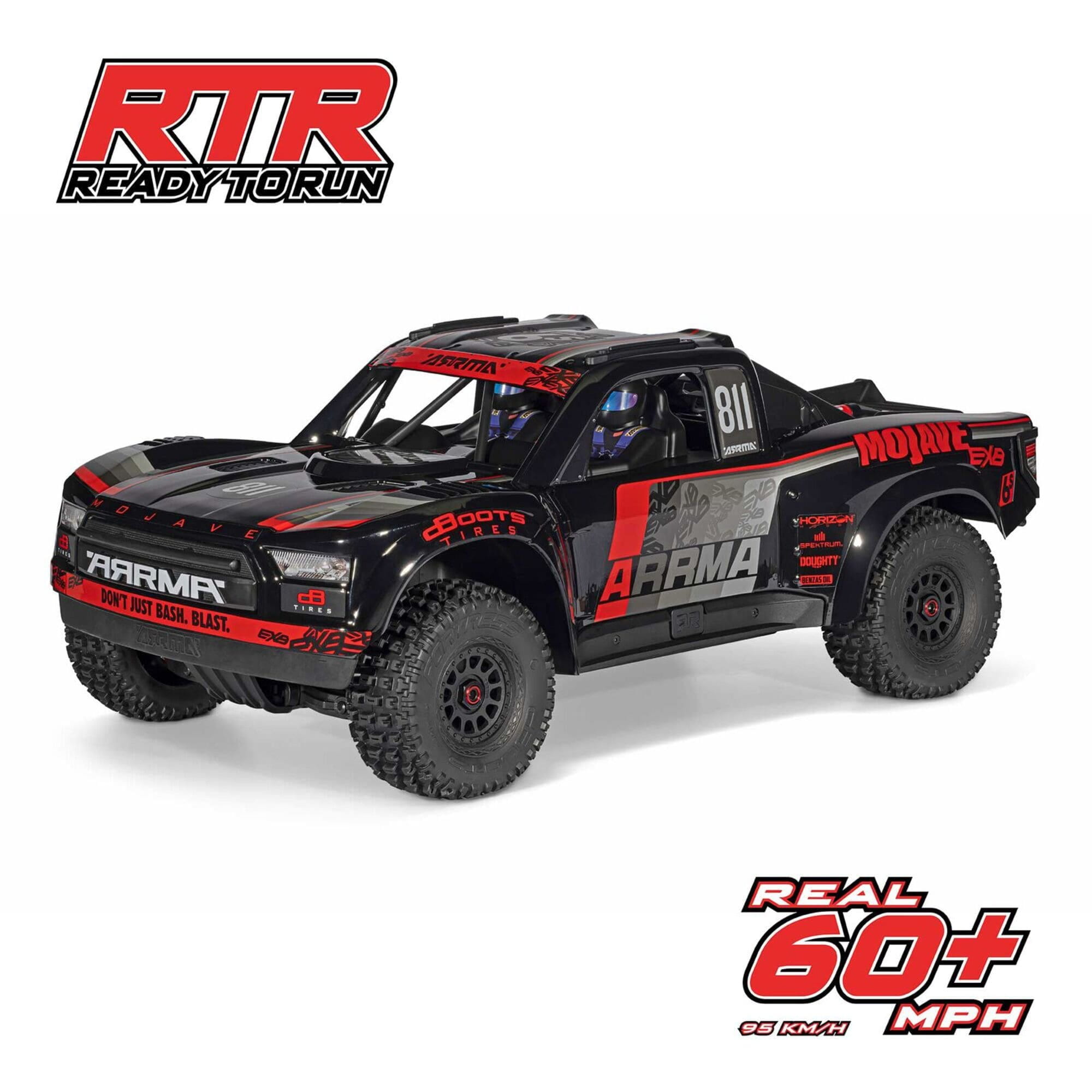 ARRMA MOJAVE 6S EXB 4X4 RTR 1_7 Brushless Desert Truck Black