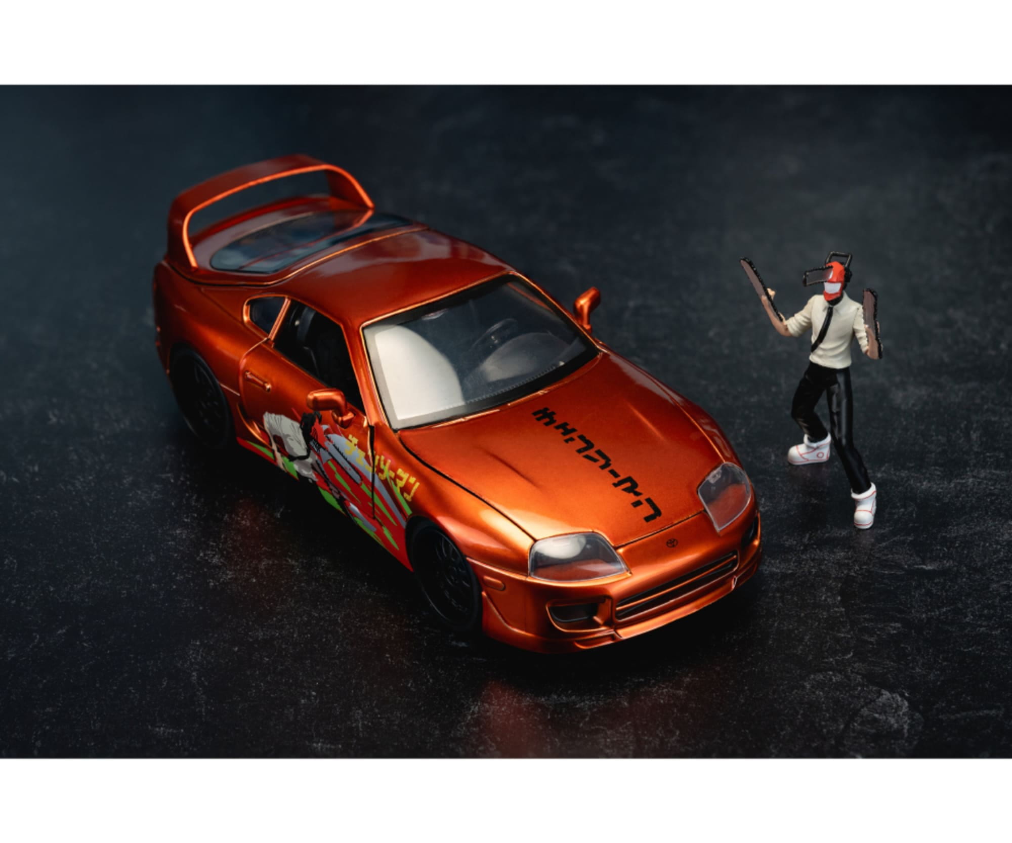 Jada Toys Chainsaw Man 1995 Toyota Supra 1_24