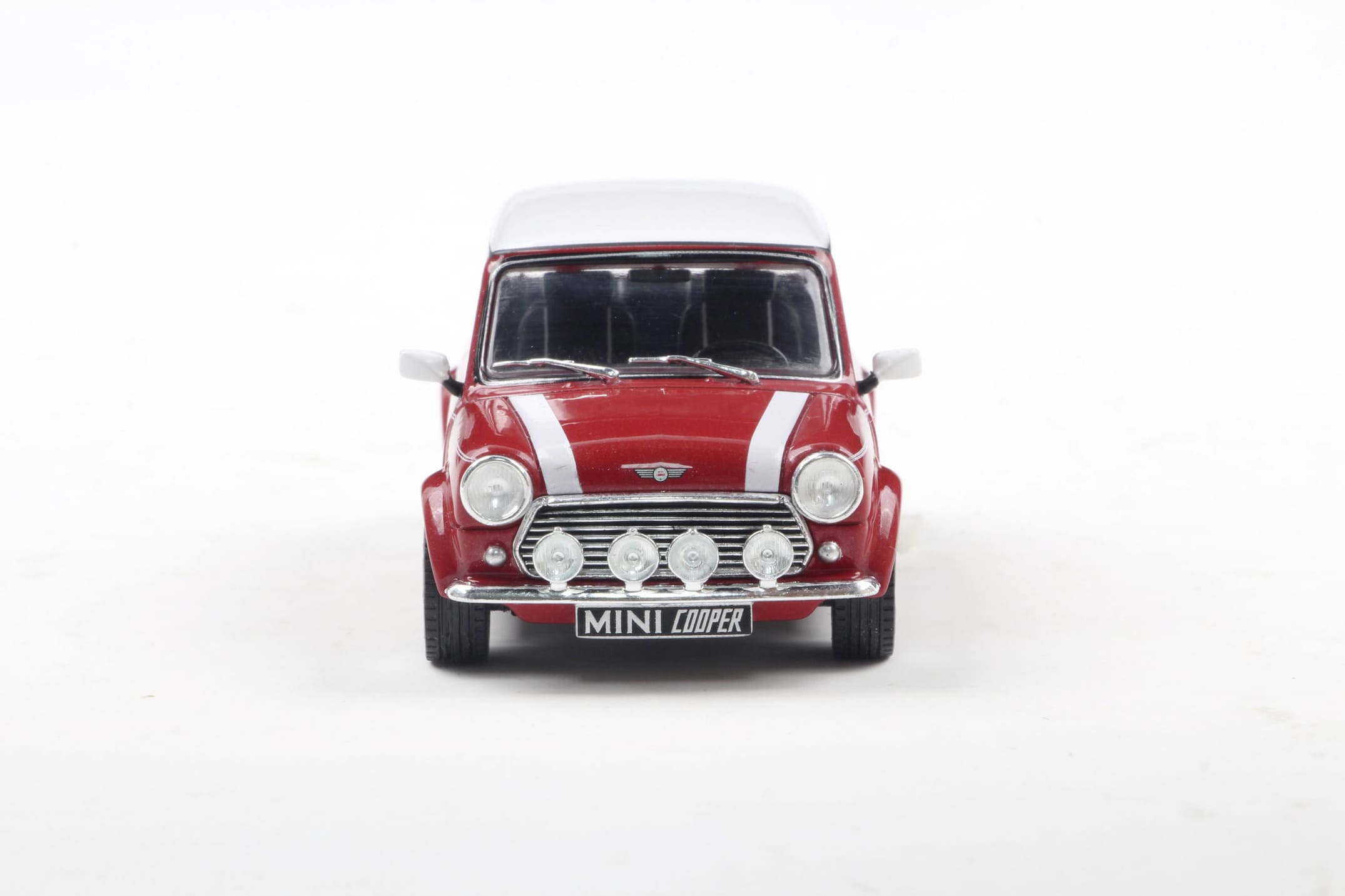 Mini Cooper Sport Nightfire Red 1997 Modellauto von Solido im Massstab 1_43