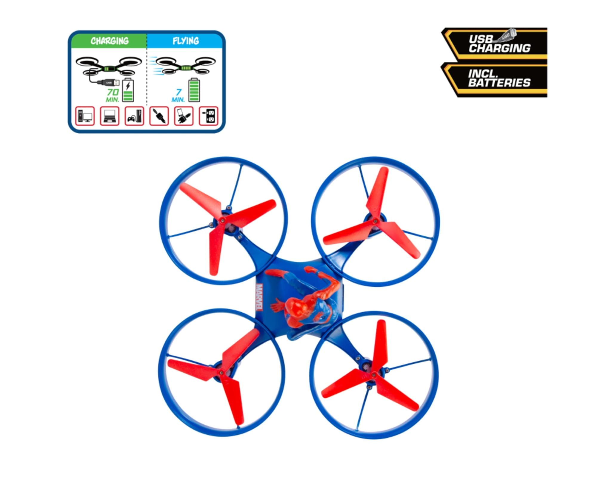 Dickie RC Spider-Man Drone_ RTR - RC-Zubehoer