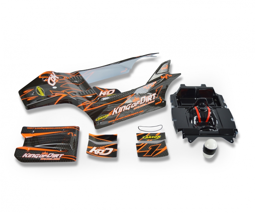Carson 1:8 Karosserie Set King of Dirt Cage BL