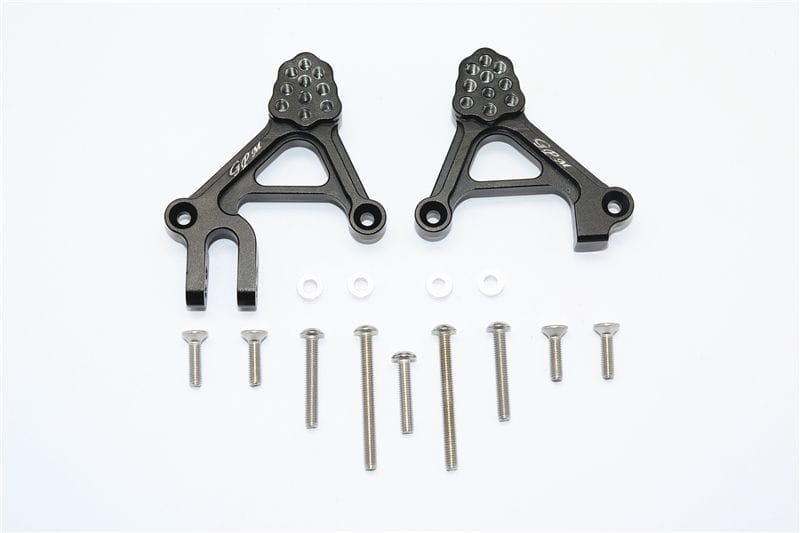 GPM Alu Daempfersteher vorn schwarz fuer Traxxas TRX4 - 6 - RC-Zubehoer