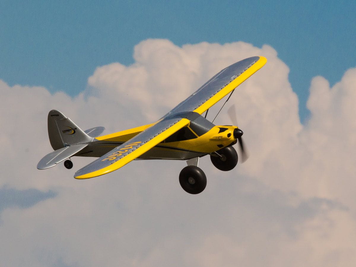 HobbyZone Carbon Cub S 2 RTF Basic RC Flugzeug mit SAFE