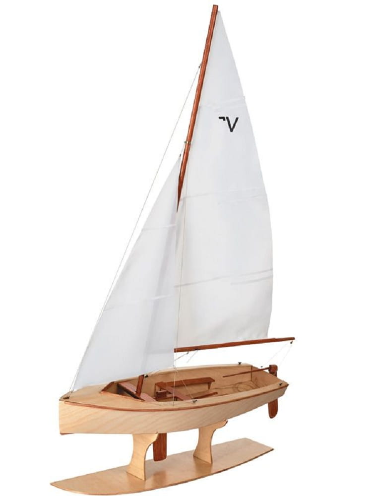 Krick Segelboot Vaurien Segeljolle 1:10 Holz Bausatz