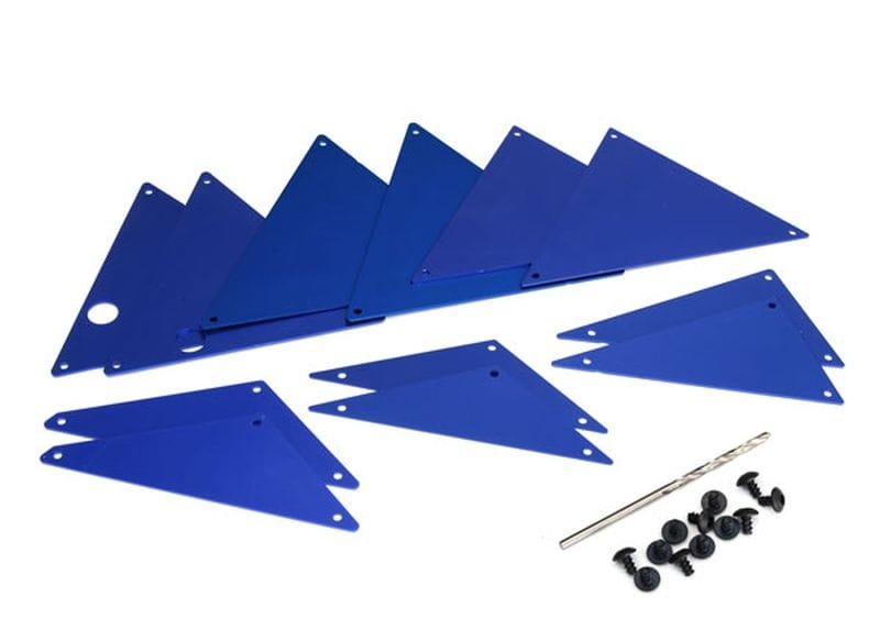Traxxas Rohrrahmen-Chassis Innen-Panle-Set Alu blau - RC-Zubehoer
