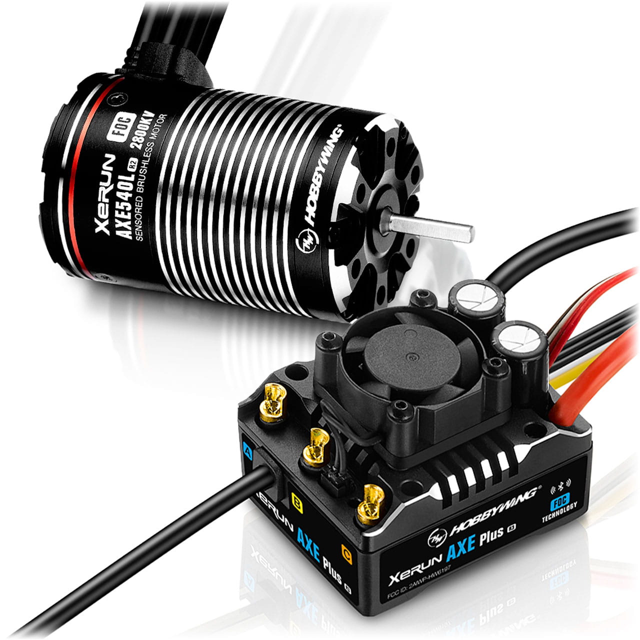 Hobbywing Brushless Set AXE Plus R3 540L 2800kV R2 Combo - RC-Zubehoer