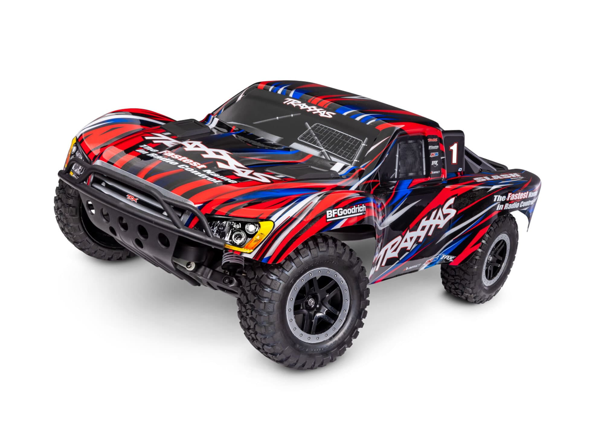 Traxxas Slash 2WD BL-2S 1_10 Short Course RC Truck in rot