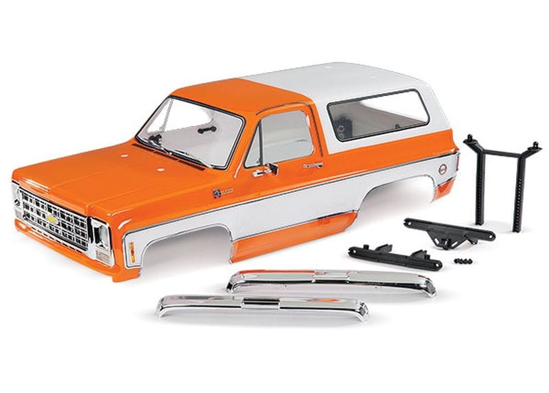 Traxxas Karosserie Chevrolet Blazer 1979 orange (komplett mit Anbauteile)