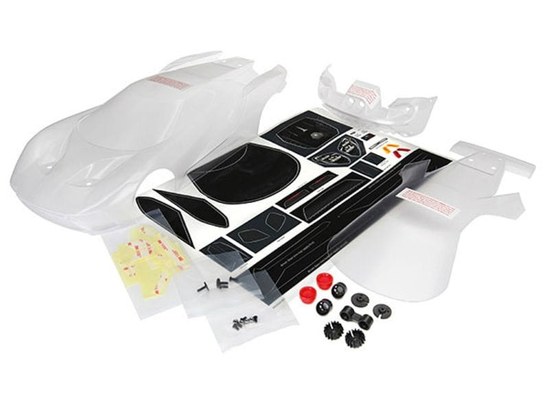 Traxxas Karosserie Ford GT (klar, unlackiert)/ Decal Sheet